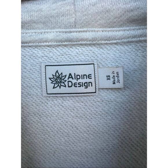 Alpine design women’s XS cream heather hike hoodie pull over SOFT new - Picture 3 of 4